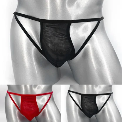Strappy Sheer Lace Jockstrap - Image 7