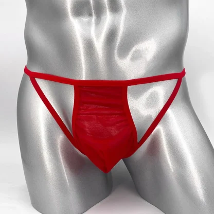 Strappy Sheer Lace Jockstrap - Image 2