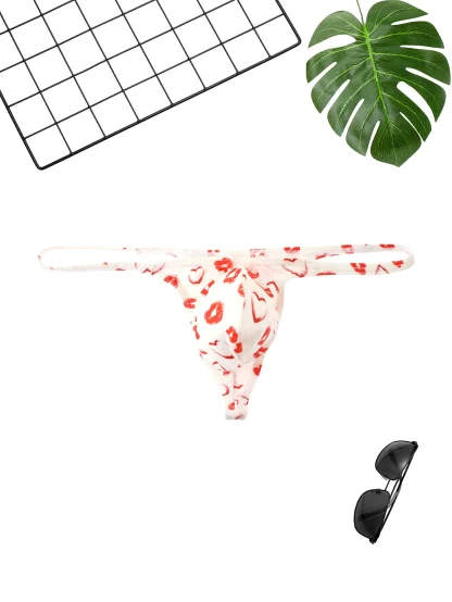 Printed Kiss Mark G-string - Image 2