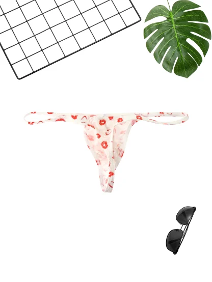Printed Kiss Mark G-string - Image 3