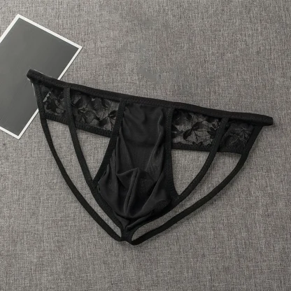 Strappy Sheer Lace Jockstrap