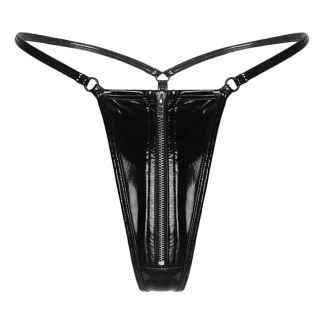 Faux Leather Thongs