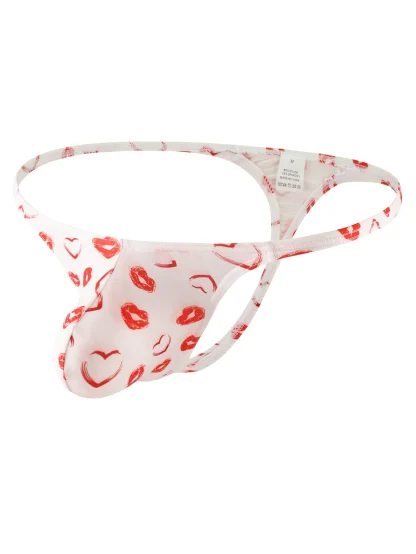 Printed Kiss Mark G-string