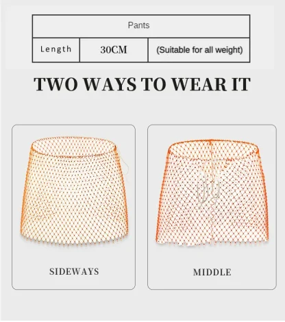 Sexy Cover-up Fishnet Skirts - Image 7