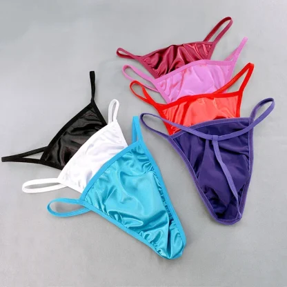 Bold Metallic Low-rise G-strings - Image 7