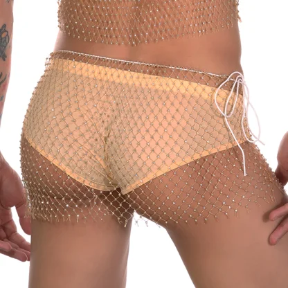 Sexy Cover-up Fishnet Skirts - Image 3