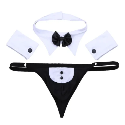 Hot Tuxedo Costume Lingerie - Image 2