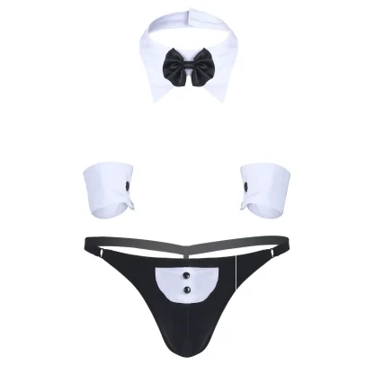 Hot Tuxedo Costume Lingerie