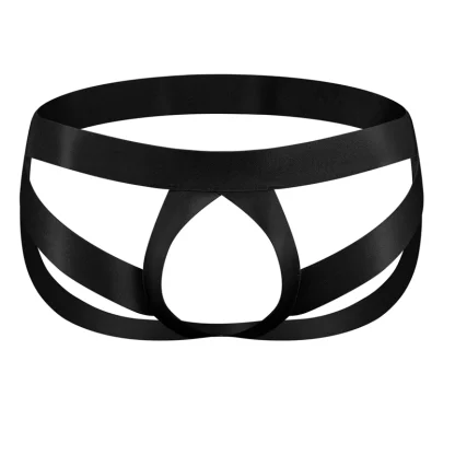 Elastic Strappy Crotchless Jockstrap
