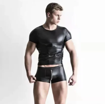 Sleek Zippered Crotch Boxer Brief - Image 2
