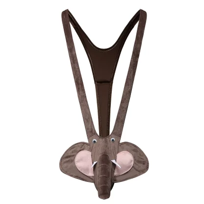 Deep V-shaped Mankini Bodysuit - Image 5