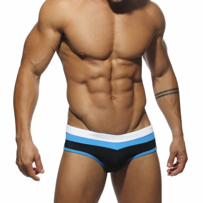 Colorful Geometric Print Brief - Image 3