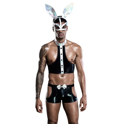 Sexy Waiter Bunny Costume Lingerie