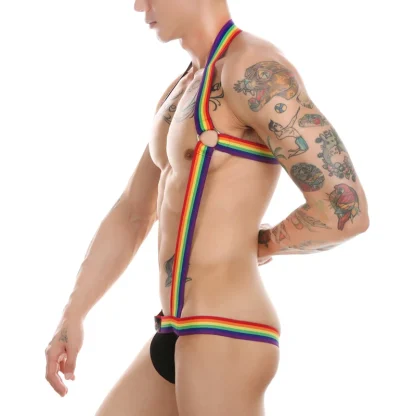 Sexy Open Back Elastic Bodysuit - Image 2