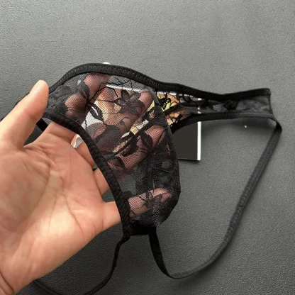 See-through Solid Color Jockstrap - Image 4