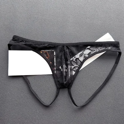 See-through Solid Color Jockstrap - Image 3