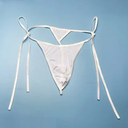 Tie Sides Solid Color Thong - Image 6