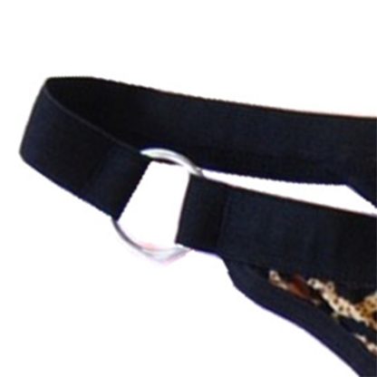 Leopard Print Bulge Pouch Thong - Image 5