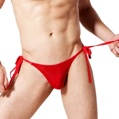 Tie Sides Solid Color Thong