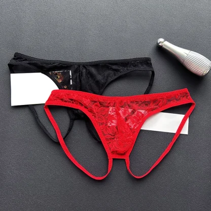 See-through Solid Color Jockstrap - Image 5
