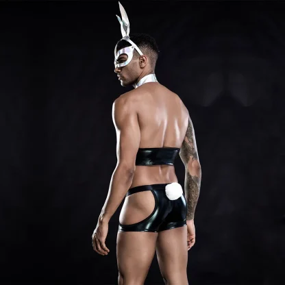 Sexy Waiter Bunny Costume Lingerie - Image 4