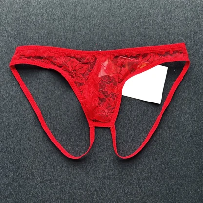 See-through Solid Color Jockstrap - Image 2