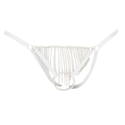 O-ring Chain Tassel Crotch Thong - Image 4