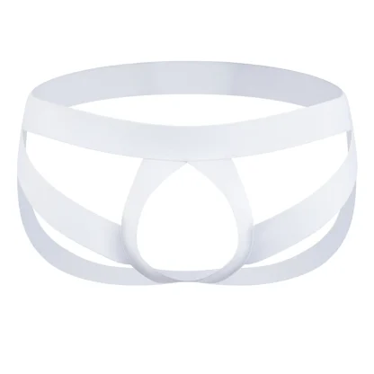 Elastic Strappy Crotchless Jockstrap - Image 4
