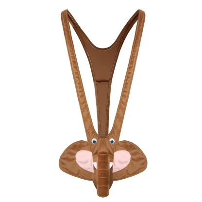 Deep V-shaped Mankini Bodysuit - Image 4