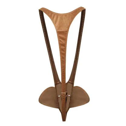 Deep V-shaped Mankini Bodysuit - Image 6