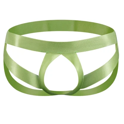 Elastic Strappy Crotchless Jockstrap - Image 5