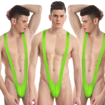 V-Shaped Mankini Bodysuit - Image 3
