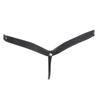 Open Crotch Sleek Black G-string - Image 4