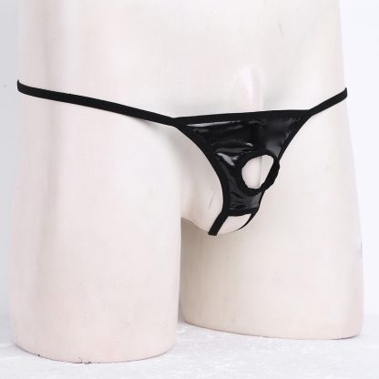 Exotic Black Crotchless G-string - Image 4