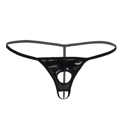 Exotic Black Crotchless G-string
