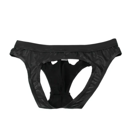 Hollow Out Front Black Jockstrap - Image 3