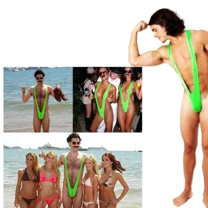 V-Shaped Mankini Bodysuit - Image 4