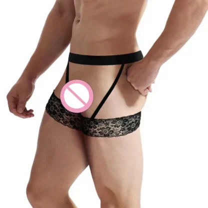 Floral Lace Thigh Garter Belt - Image 6