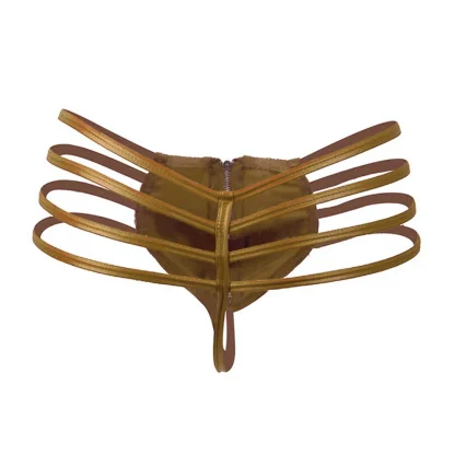 Multi Strap Zip Crotch G-string - Image 4