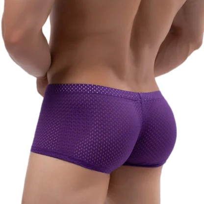 Quick Dry Solid Color Boxer Brief - Image 11