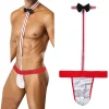 Men's Playful Bow Tie Bodysuit - Image 7