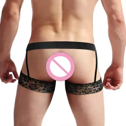 Floral Lace Thigh Garter Belt - Image 5