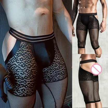Open Buttocks Knee Length Lingerie - Image 8