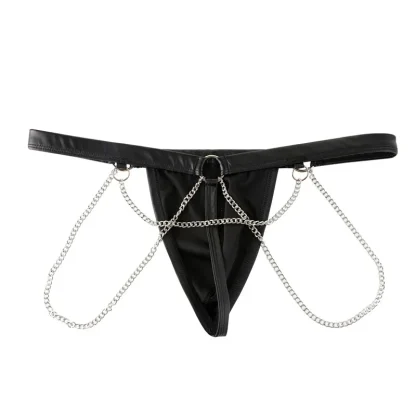 Strappy Chain Sexy Jockstrap - Image 3