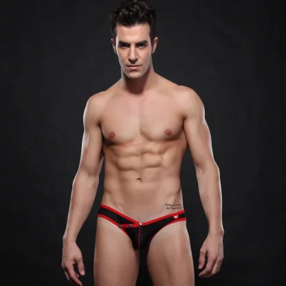 Snap Button Crotch Sexy Brief
