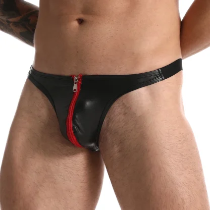 Zippered Front Low-rise Thong - Image 6