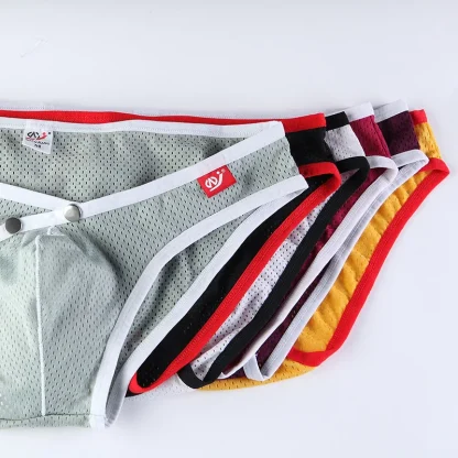 Snap Button Crotch Sexy Brief - Image 5
