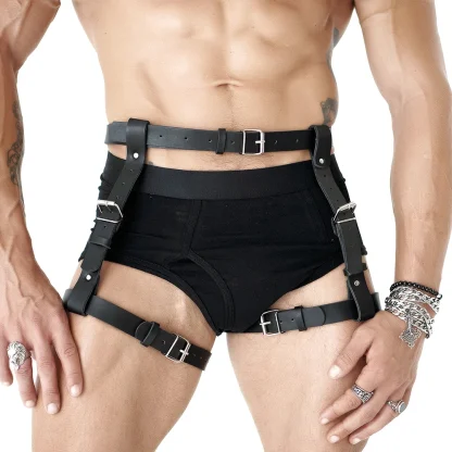 Sexy Black Leg Harness - Image 4