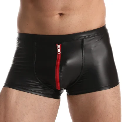 Zippered Crotch Boxer Brief