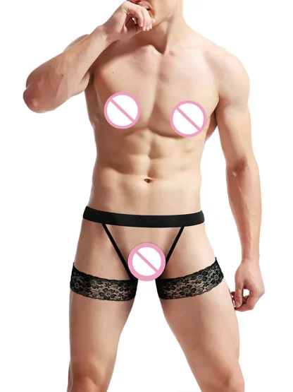Floral Lace Thigh Garter Belt - Image 7